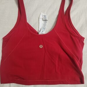 Lululemon Athletica Vibrant Red Top
